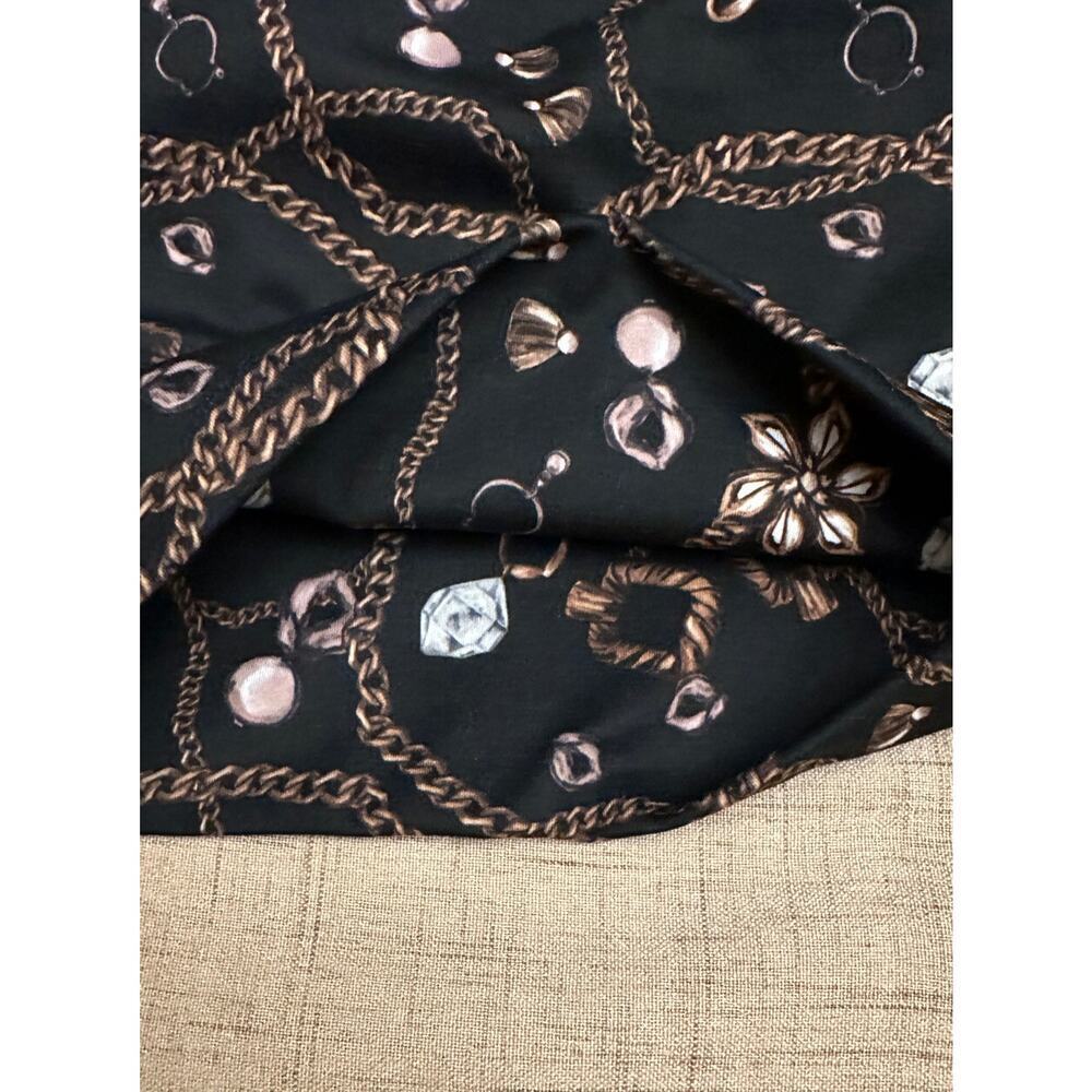 X By GOTTEX Sports Bra Womens XS Chain Jewel Print Padded Wireless - Picture 5 of 7